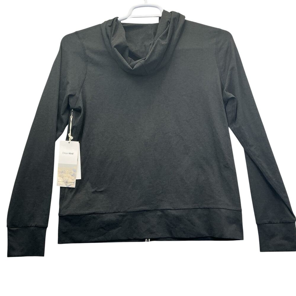 NWT Vuori Women's Halo Performance Hoodie 2.0 Black Heather Sz. M New - Picture 5 of 16